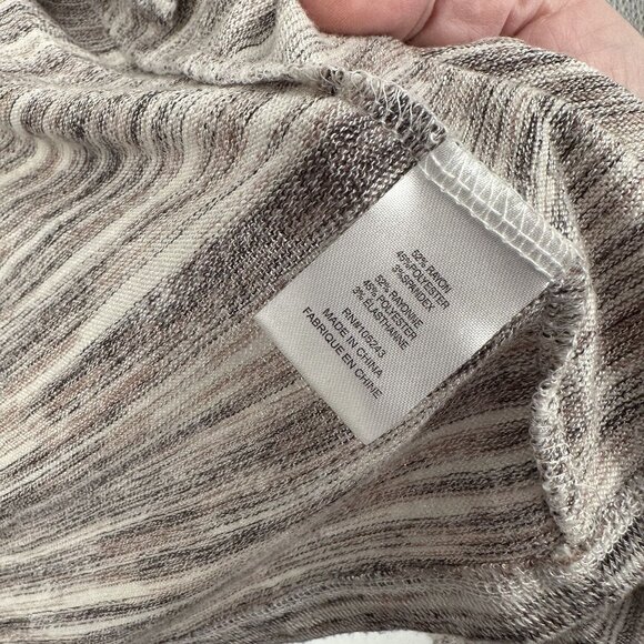 Bobeau Women's Cardigan Size Small spacedye cream gray‎ - Picture 3 of 3